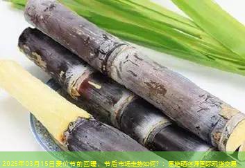 2025年03月15日麦价节前回暖，节后市场走势如何？