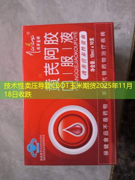 技术性卖压导致CBOT玉米期货2025年11月18日收跌