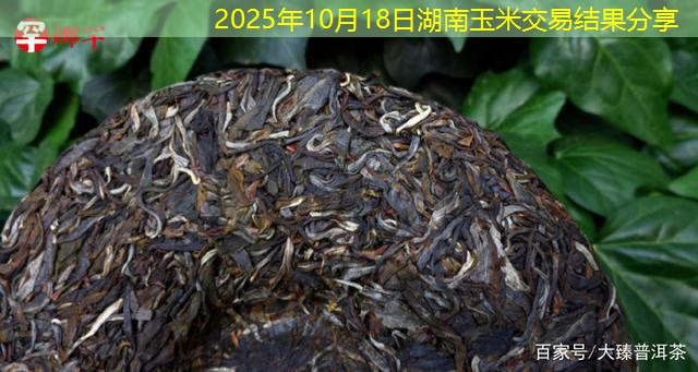 2025年10月18日湖南玉米交易结果分享