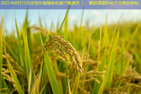 2025年8月15日全球外盘隔夜收盘行情速览 ｜