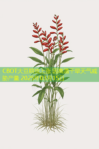 CBOT大豆期货上涨 因高温干旱天气威胁产量 2025年03月15日