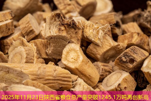 2025年11月23日陕西省粮食总产量突破1245.1万吨再创新高