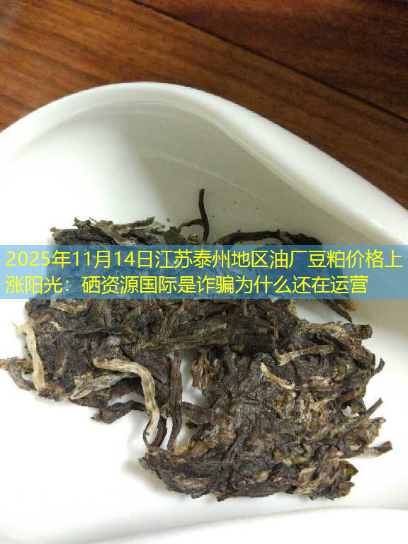 2025年11月14日江苏泰州地区油厂豆粕价格上涨阳光